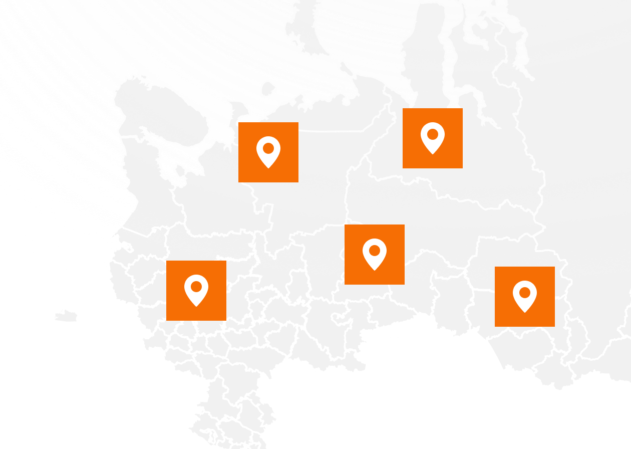 150+ городов